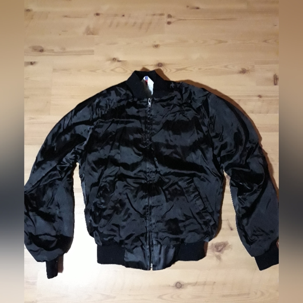 Baseball zip up light coat, size small